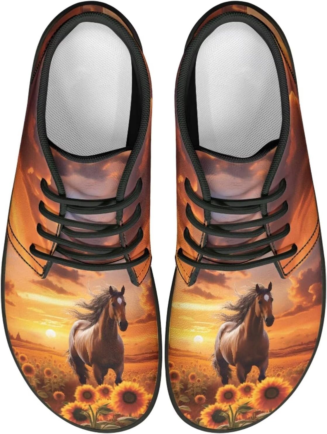 

Конные кроссовки для женщин и мужчин, слипоны, низкие, из ПУ-кожи, для ходьбы Ecaestolph, коричневый