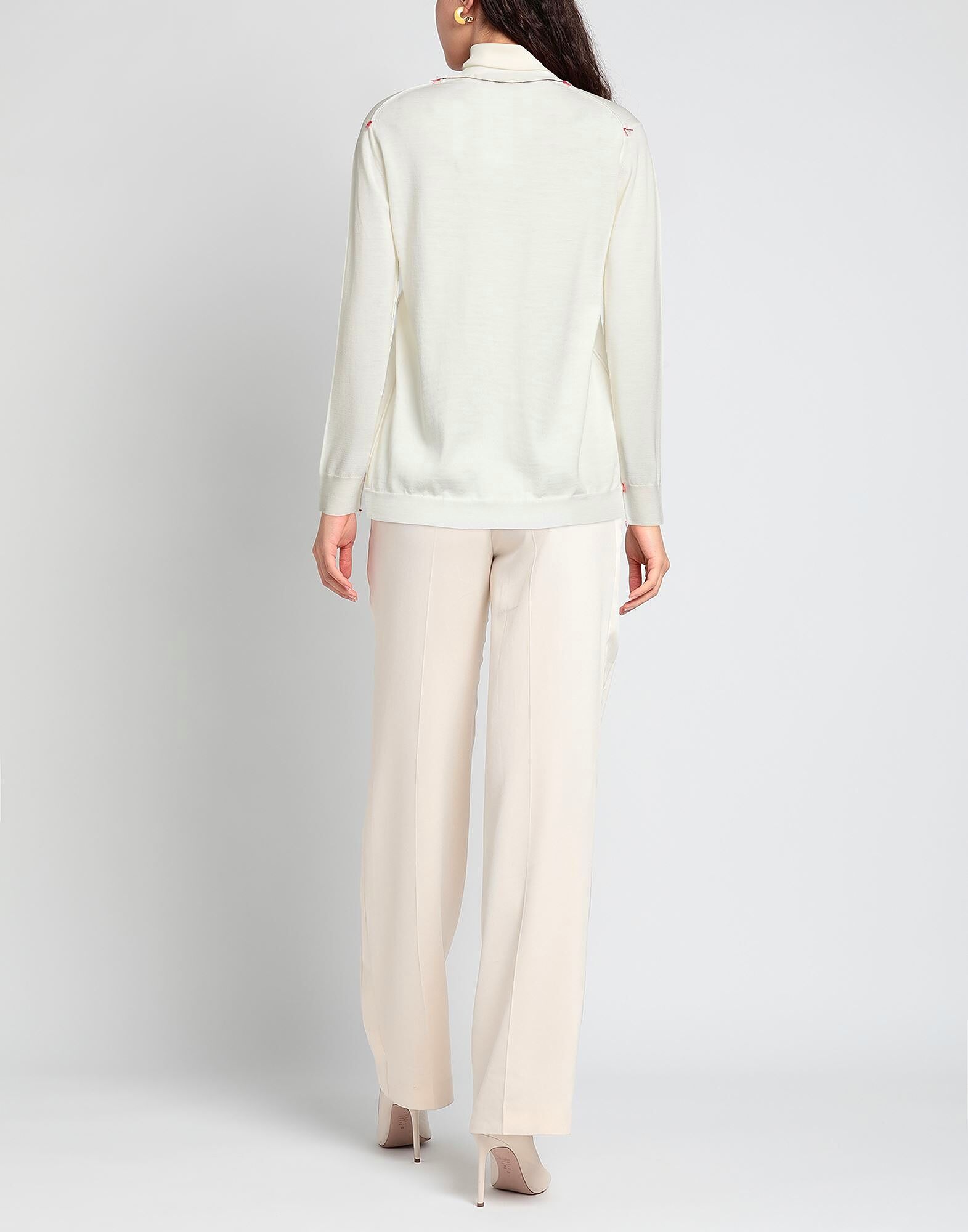 Водолазка Maison Margiela, слоновая кость — фото 3