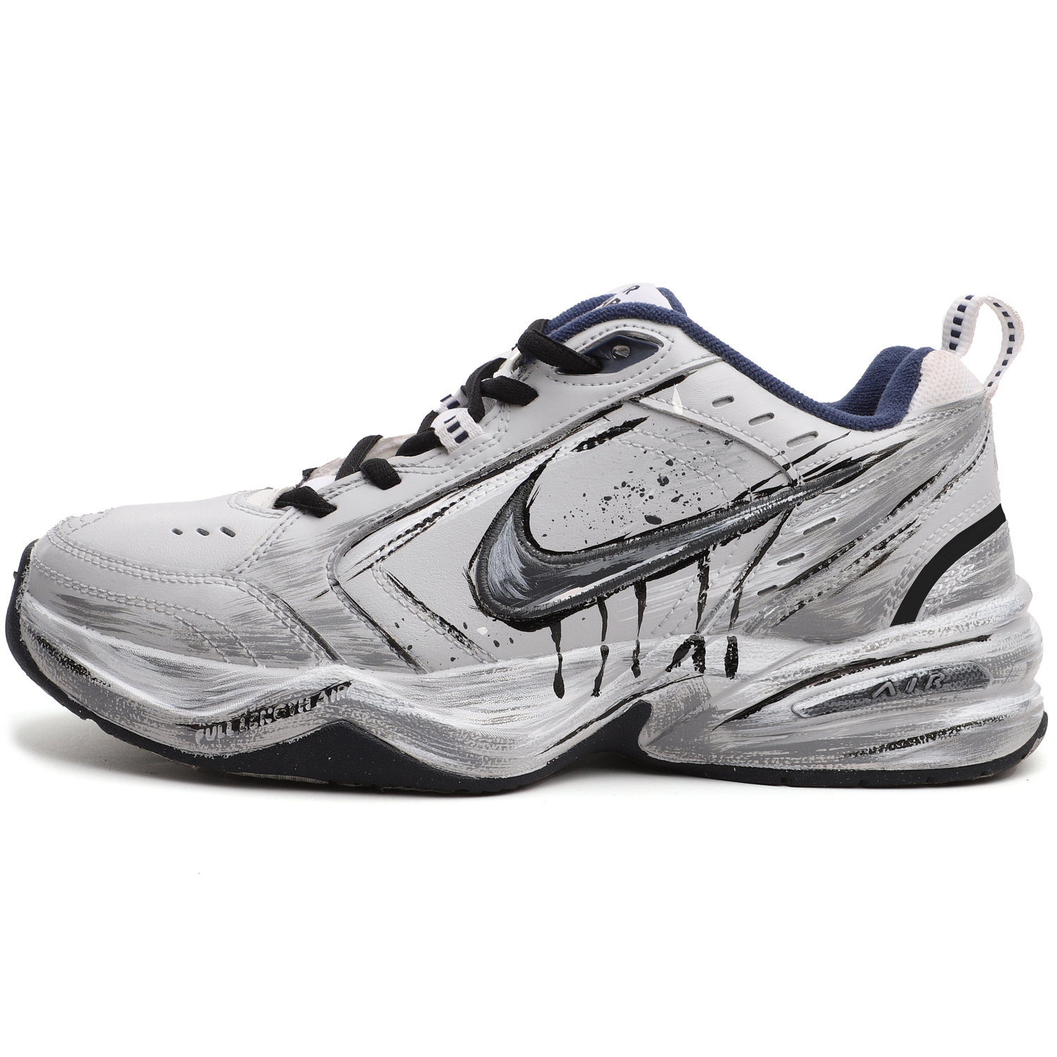 

Nike Эйр Монарх 4 Чанки Сникерсы Унисекс Светло-серые, цвет Light Gray