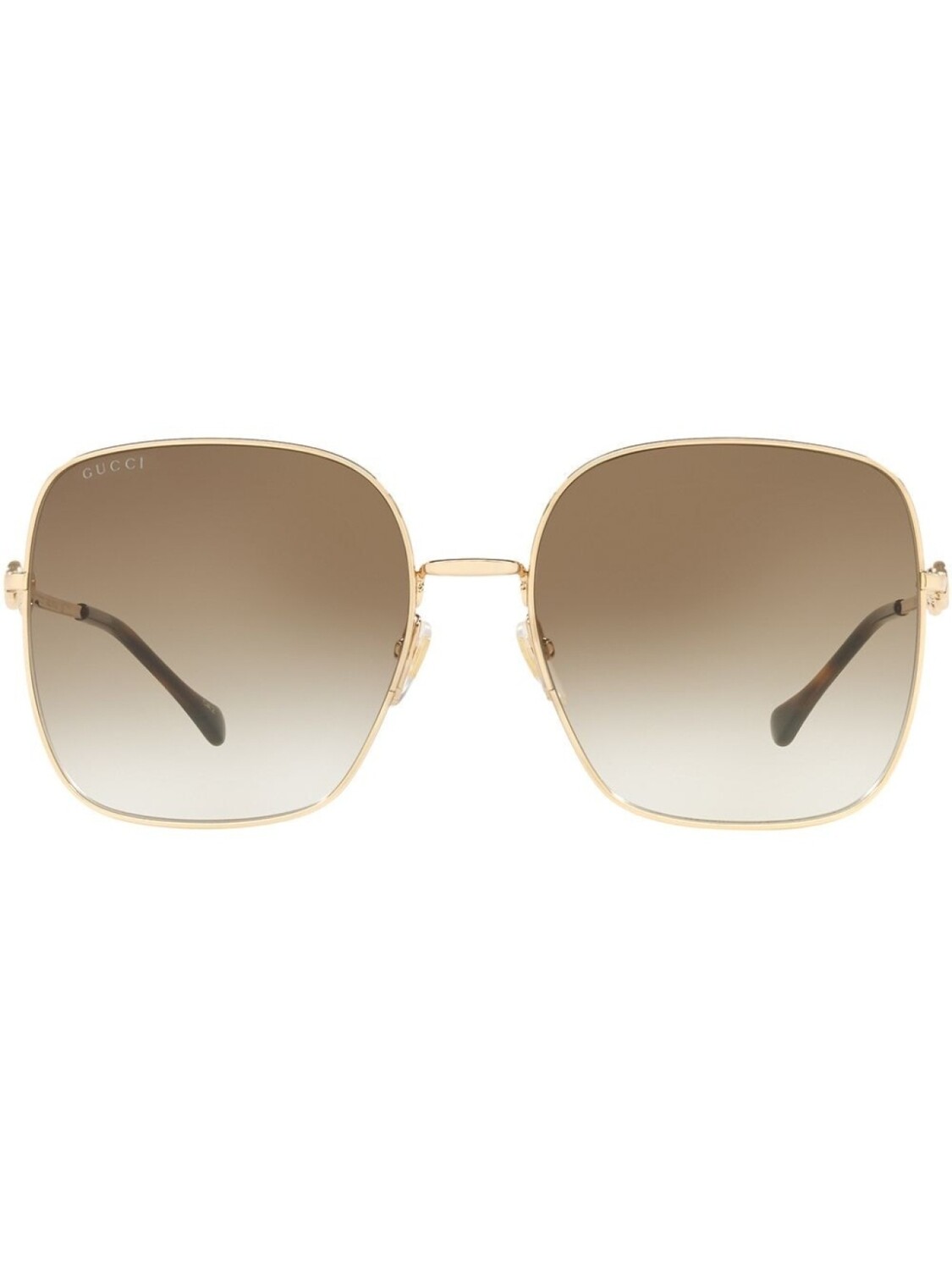 

Солнцезащитные очки в массивной оправе Gucci Eyewear, золотистый