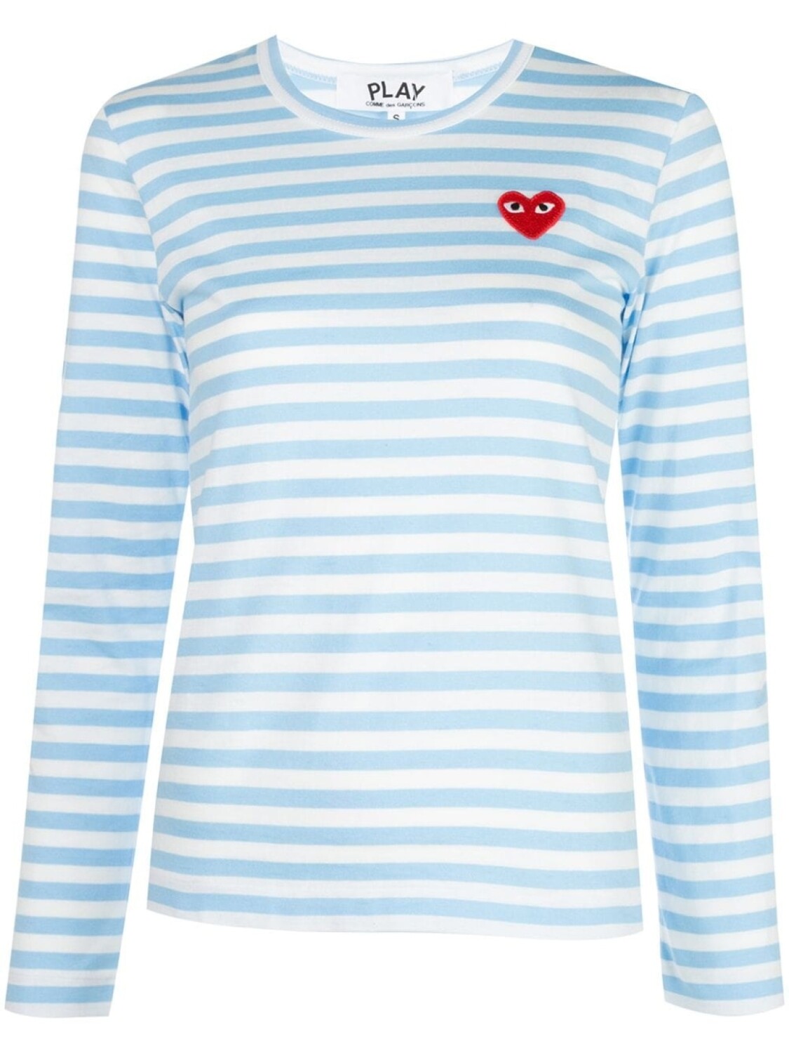 

Comme Des Garçons Play топ в полоску с длинными рукавами, синий