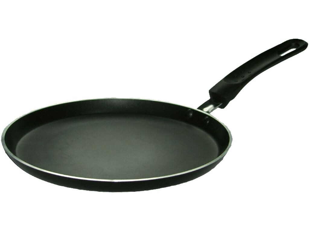 

Kelomat Crêpechef сковорода для блинов 24 см, индукционная, черная Riess, черный