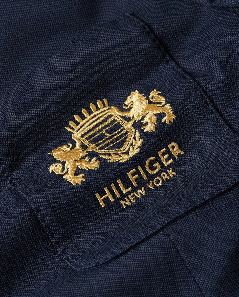 

Женский пиджак пике с карманами Tommy Hilfiger, тёмно-синий