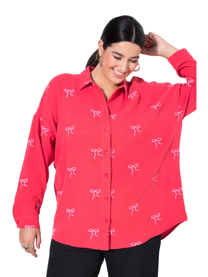 

Studio Untold Рубашка-блузка в красном цвете «сальса»