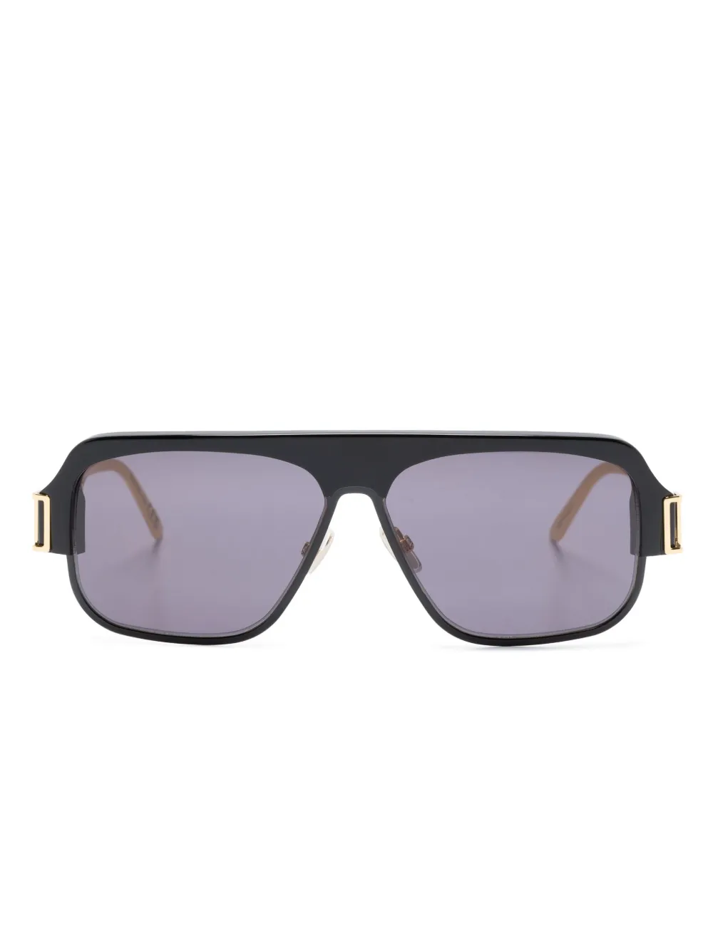 

Солнцезащитные очки-пилоты Burullus Marni Eyewear, черный