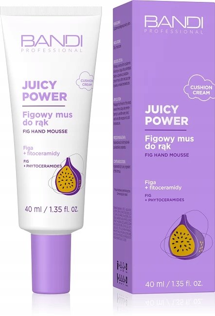 

Bandi Juicy Power, Мусс для рук с инжиром - восстановление и разглаживание, 40 мл