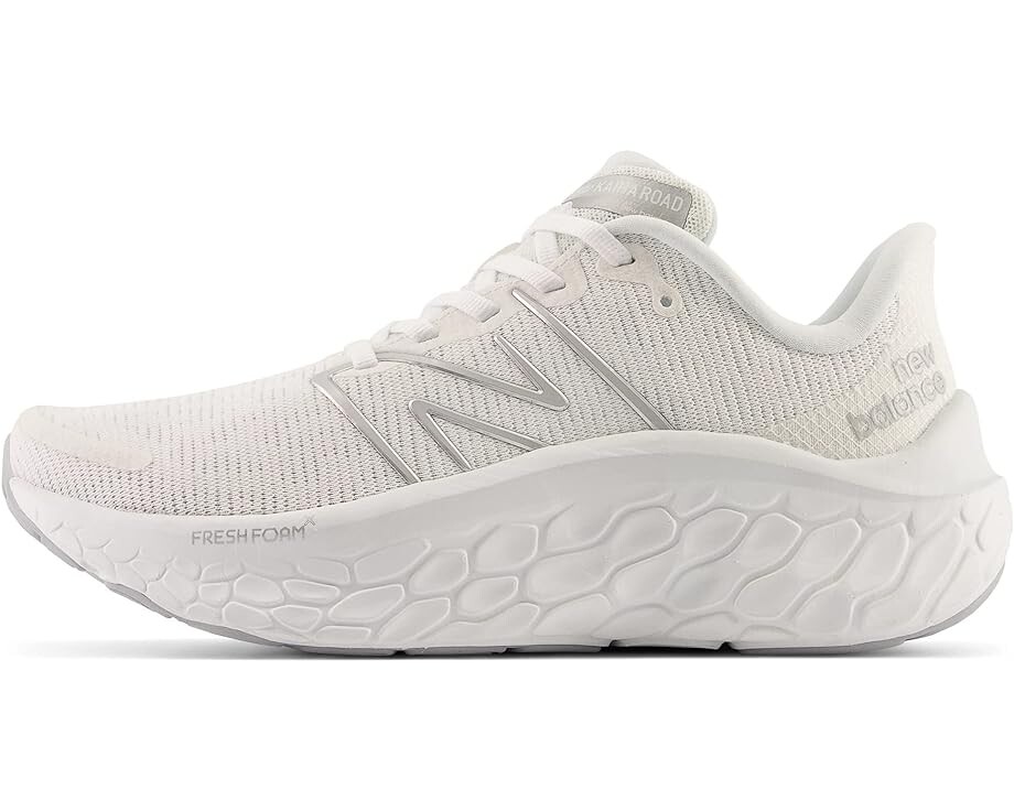 Кроссовки New Balance Fresh Foam Kaiha Road, цвет White/Quartz Grey — фото 4