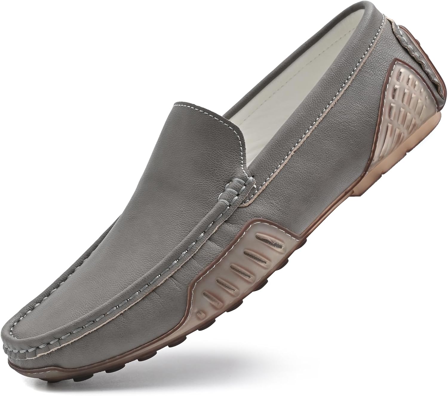 

Мужские лоферы, повседневная обувь, слипоны, водительские лоферы, пенни-лоферы с резиновой подошвой, мягкие, легкие, балетки, обувь для лодки Luodenglang, серый