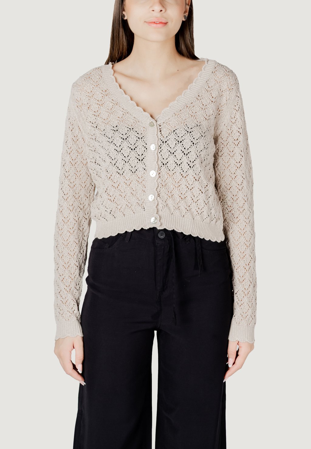 

Кардиган ONLELBA V-NECK ONLY, бежевый