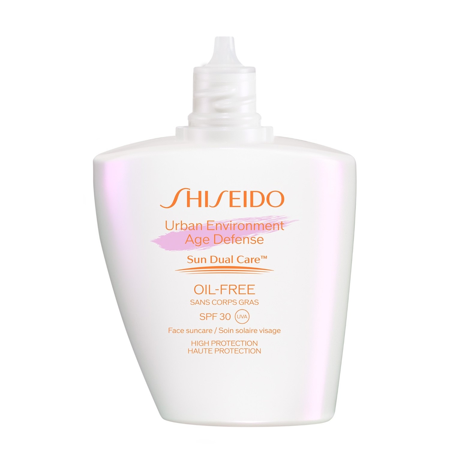 Солнцезащитный крем sun care urban environment age defense oil-free spf30 Shiseido, объем 30 мл — фото 2