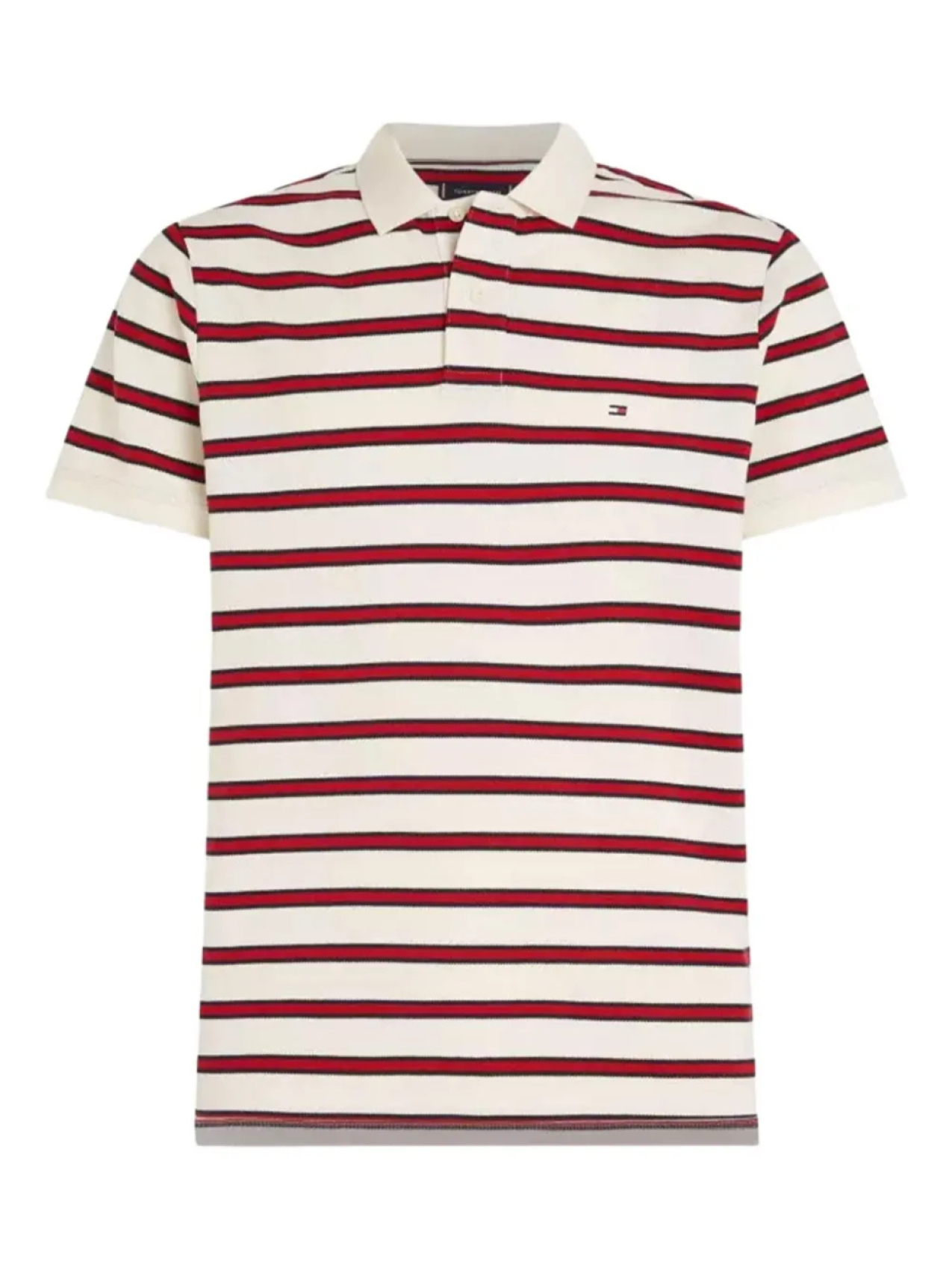 

Полосатая рубашка поло Tommy Hilfiger, красный