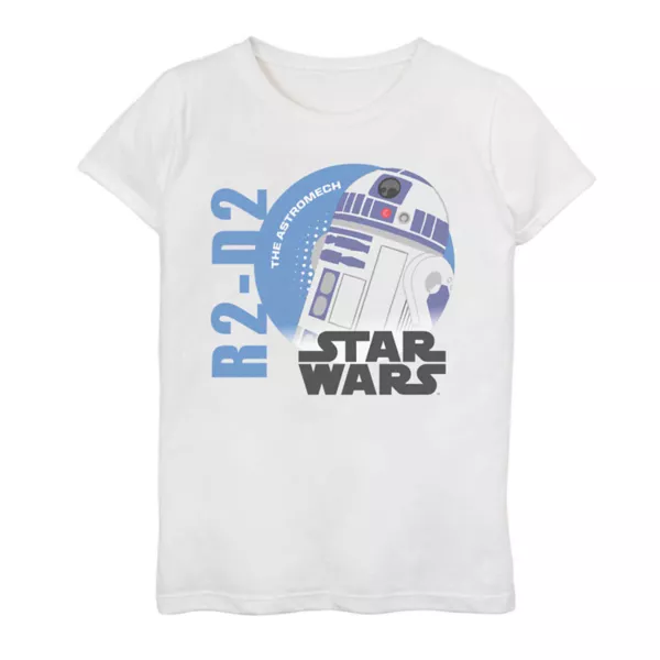 

Футболка с принтом Star Wars R2-D2 для девочек 7-16 лет Licensed Character, белый