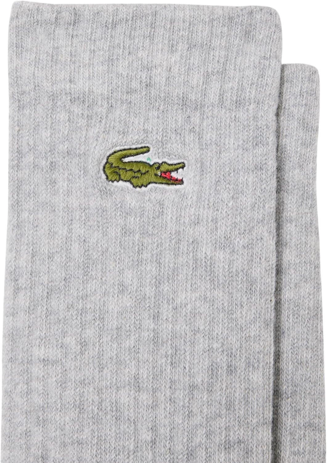 Носки Lacoste Unisex Sport, 3 пары, серый/белый/темно-синий — фото 2