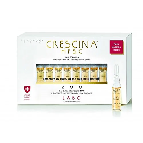 Средство для роста волос Crescina HFSC для мужчин, 20 ампул (200 - при сильном выпадении) Crescina
