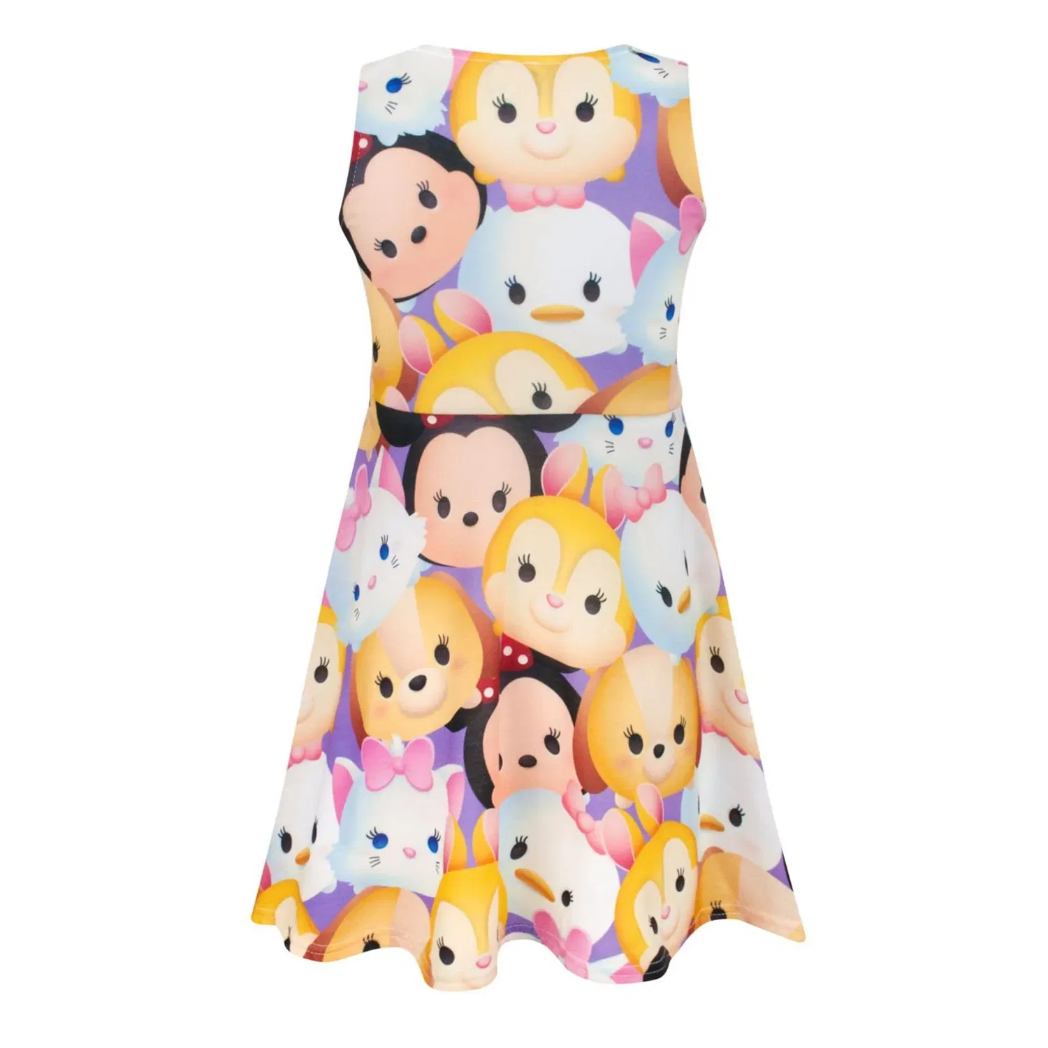 Платье для девочек с принтом Tsum Tsum Disney, белый — фото 2