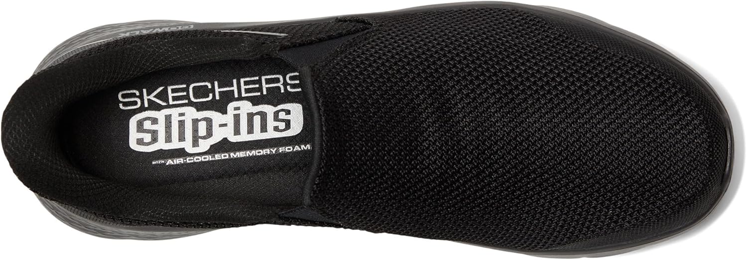 Кроссовки Skechers для мужчин Skechers Hands Free Slip-ins Go Walk Flex - Ojai, черный — фото 2