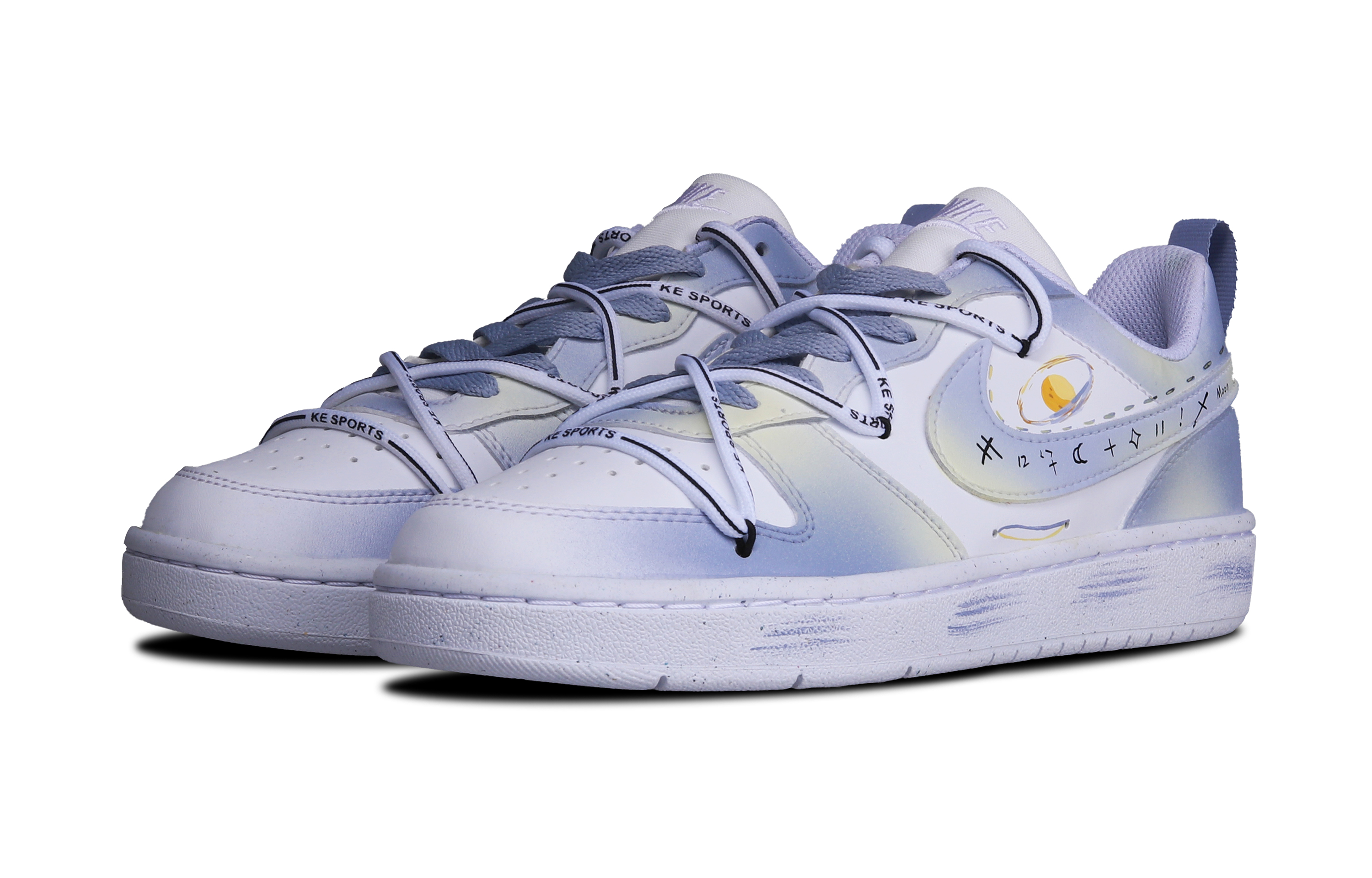 

Кеды Nike Court Borough Skateboard Shoes Women's Low-Top Whiteнизкая