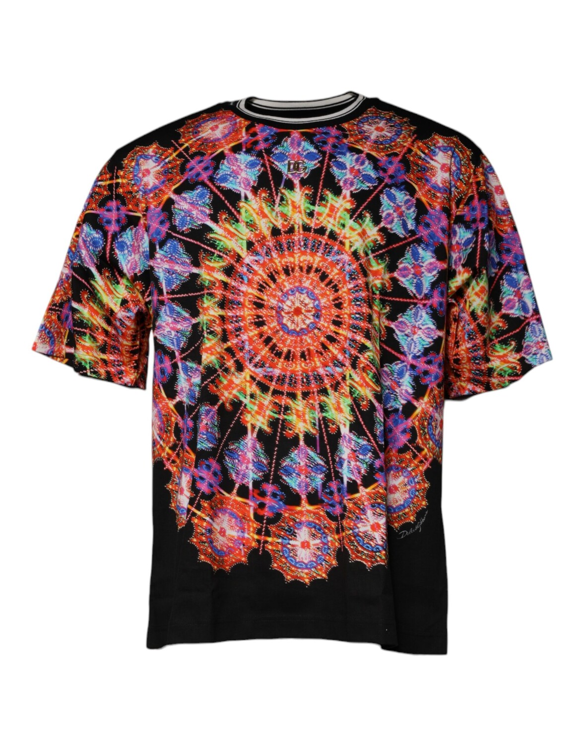 Футболка мужская разноцветная с короткими рукавами Kaleidoscope Dolce & Gabbana