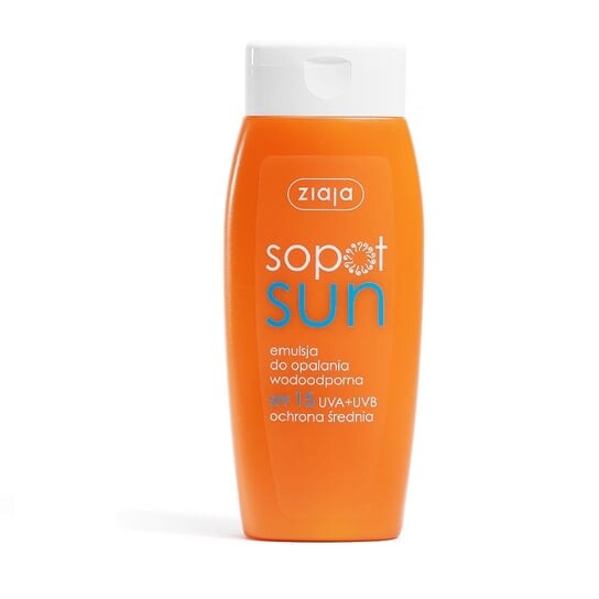

Водостойкая солнцезащитная эмульсия, SPF 15, 150 мл Ziaja, Sopot Sun