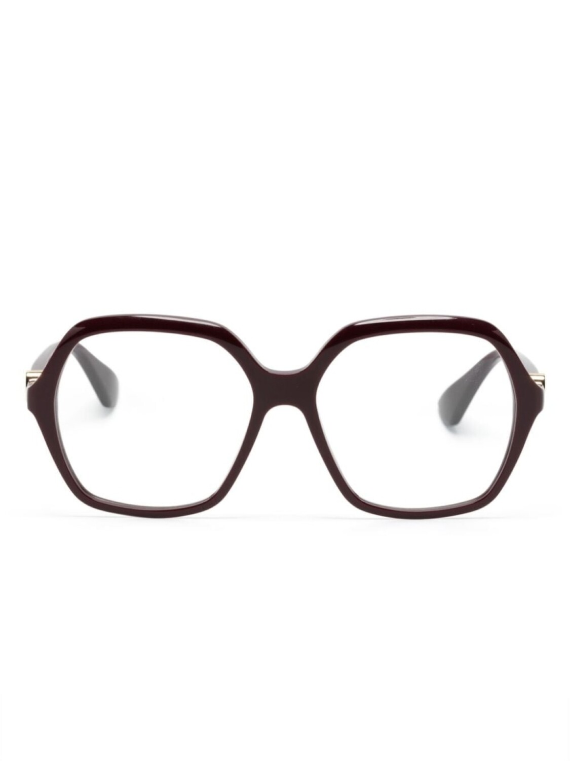 

Cartier Eyewear очки Double C Décor в квадратной оправе, красный