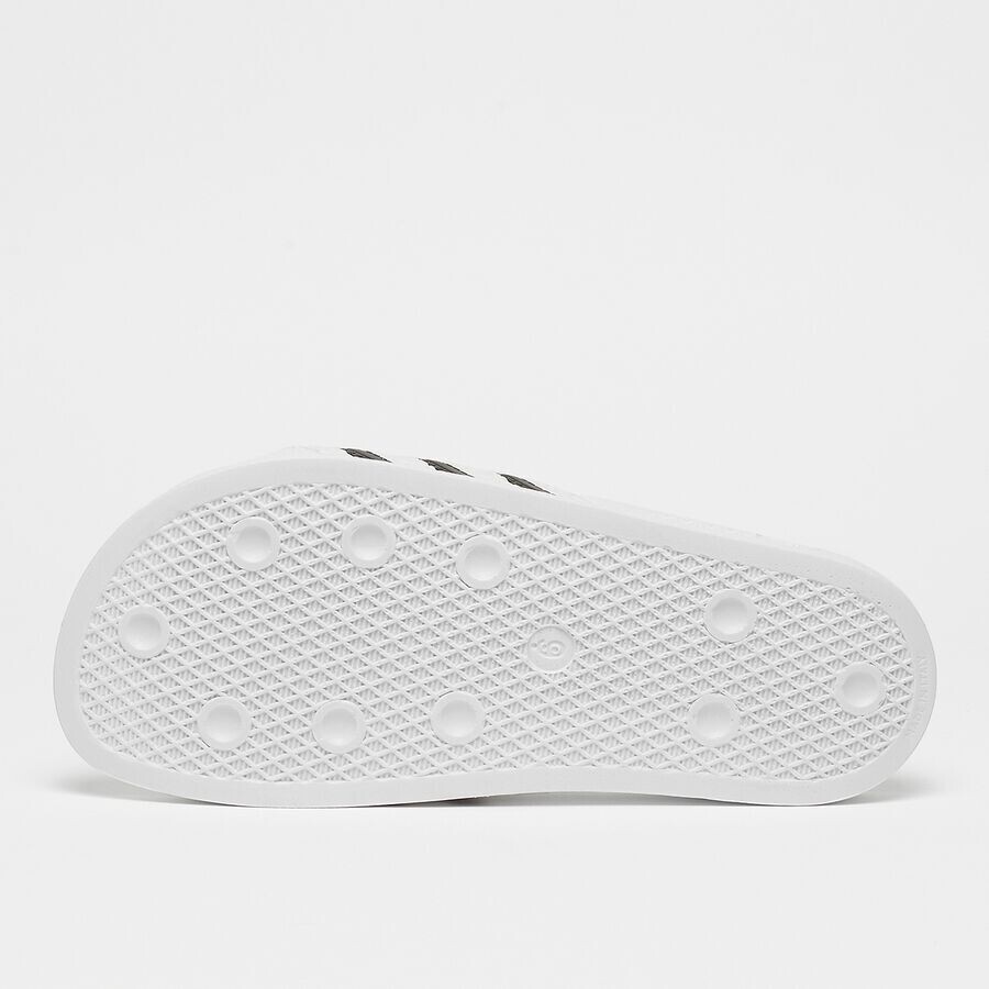 Шлепанцы adilette Badelatschen adidas Originals, цвет white/black/white — фото 4