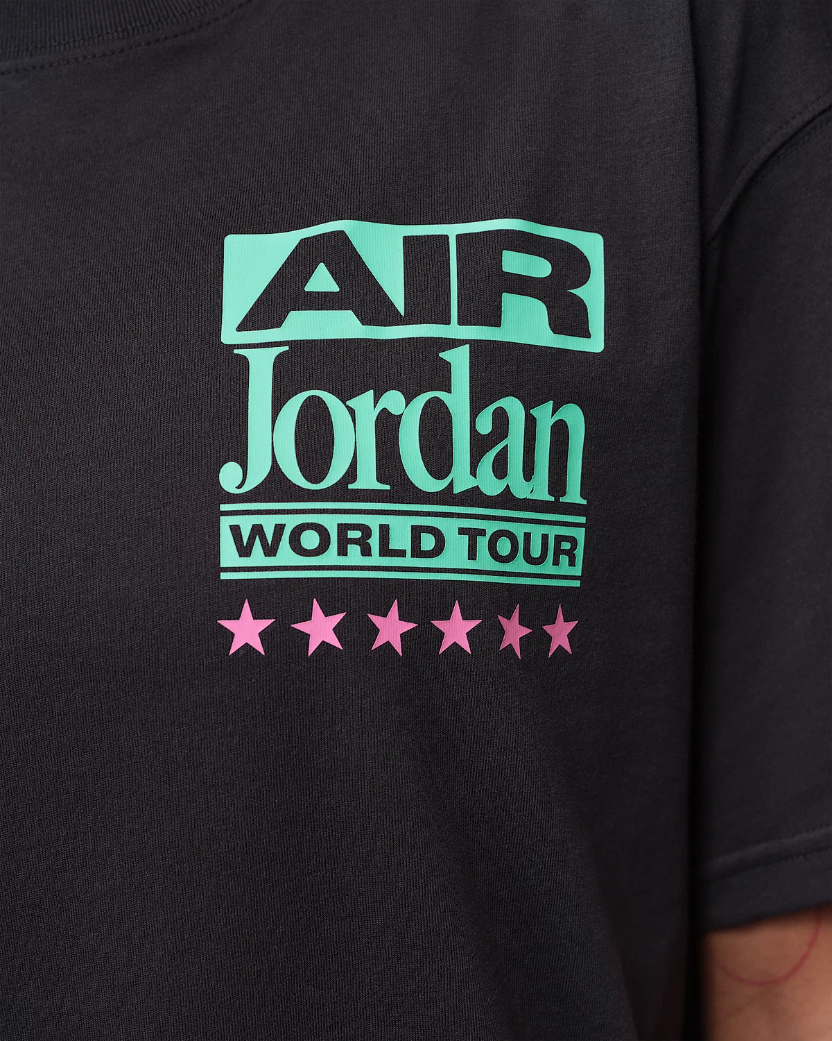 Женская футболка Girlfriend Jordan Flight, Off Noir — фото 4