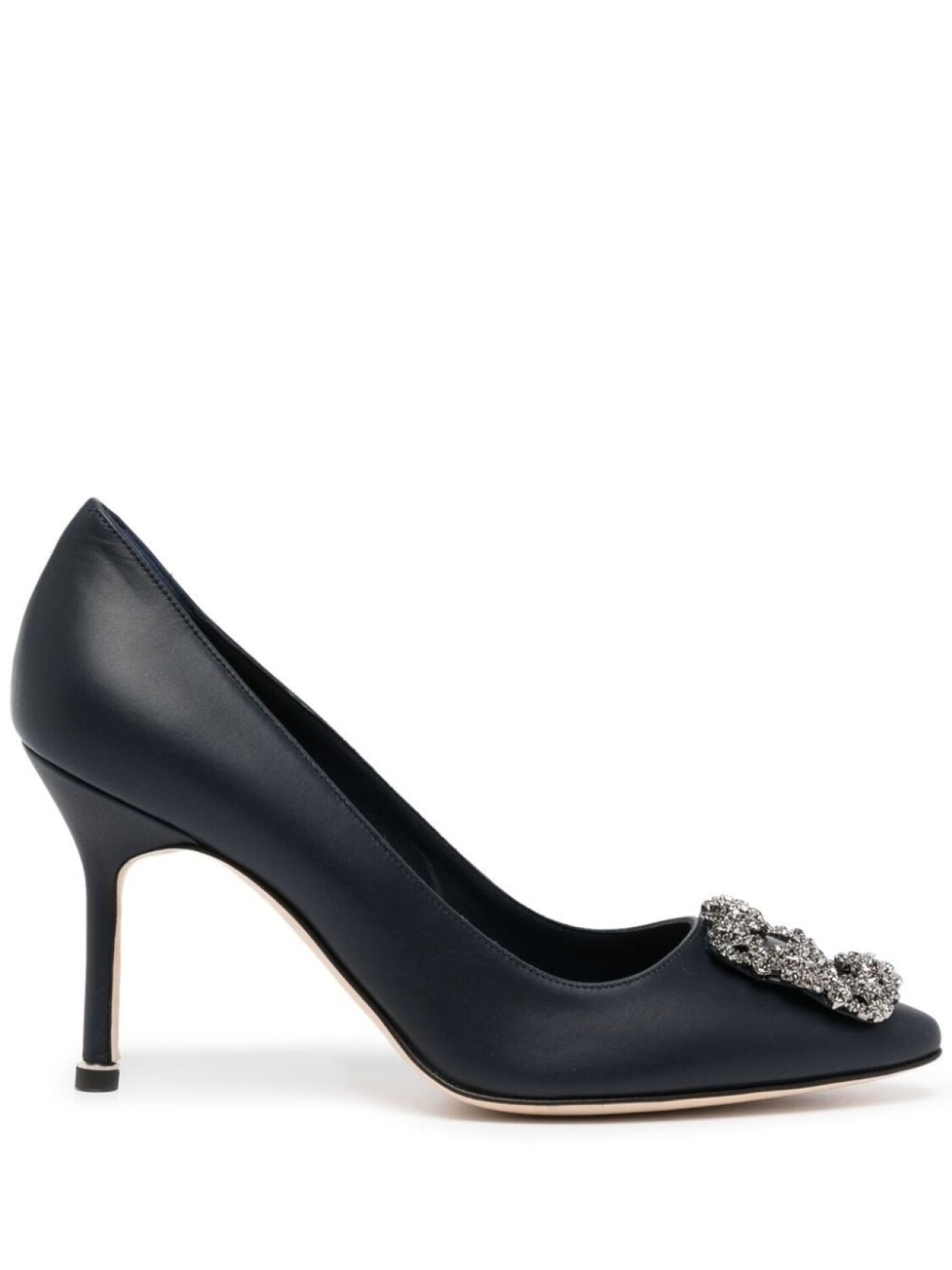 

Декорированные туфли Hangisi 70 с пряжками Manolo Blahnik, черный
