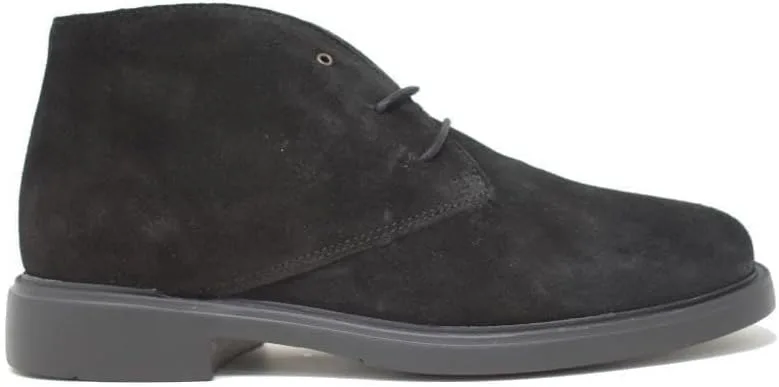 Мужские кожаные ботинки Angel Sansano 25000 Greenwich на шнуровке, черные - мужские Zapatonee