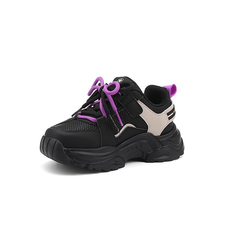 Детские повседневные ботинки black purple kids' Jeep, черный фиолетовый — фото 4