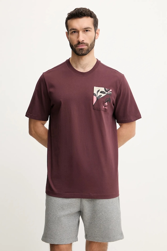 

Футболка хлопковая x Mercedes Adidas, бордовый