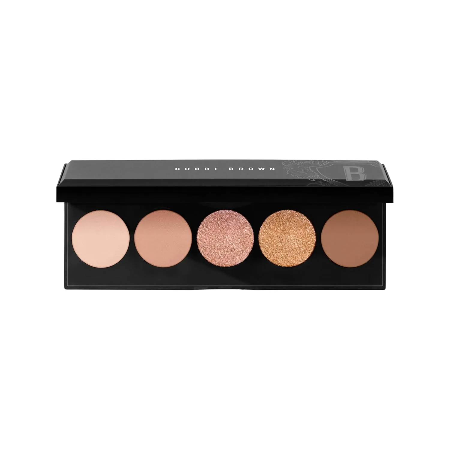 Палитра теней для век Bobbi Brown All Nudes | Матовая и металлическая палетка нейтральных оттенков, Peachy Nudes (Peachy mattes and metallics, from pink beige to shimmering peach and warm deep brown.)