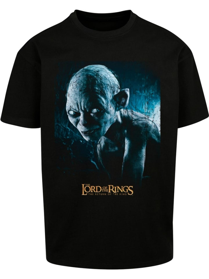 

Футболка Lord The Rings Gollum Heavy Oversize Tee черного цвета Merchcode