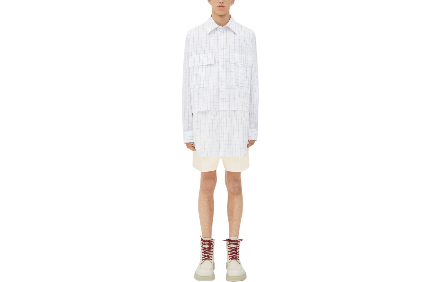 

Повседневные шорты мужские Off White Bottega Veneta, кремовый