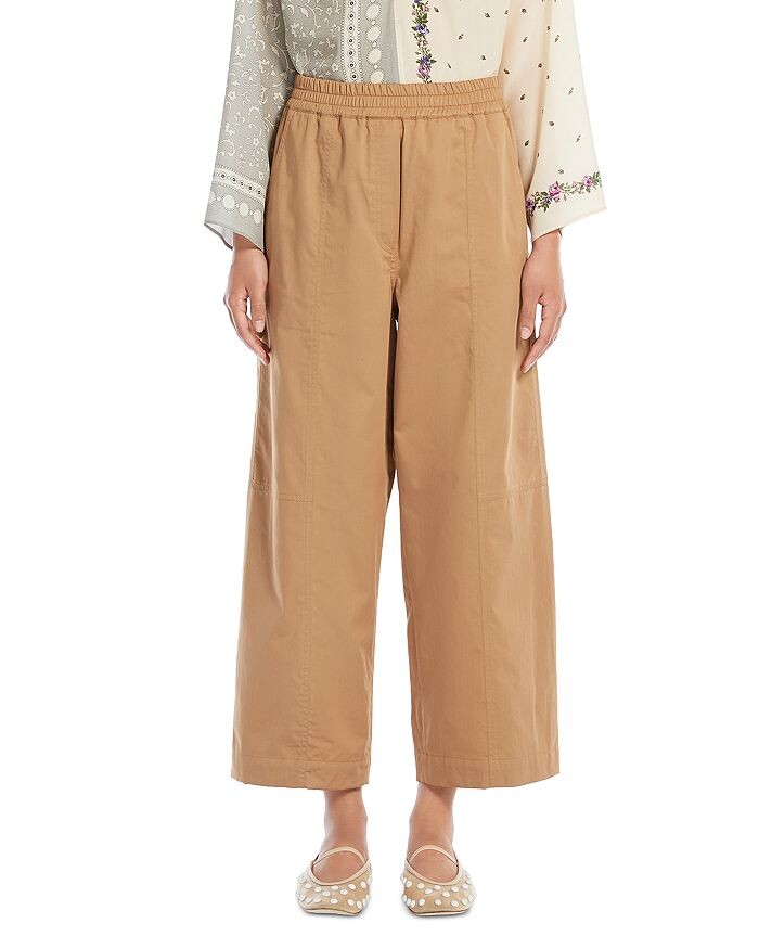 

2 Широкие брюки Milva Weekend Max Mara, коричневый/бежевый