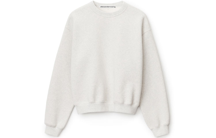 Свитшот Unisex Light Beige Alexander Wang, светло-бежевый — фото 3