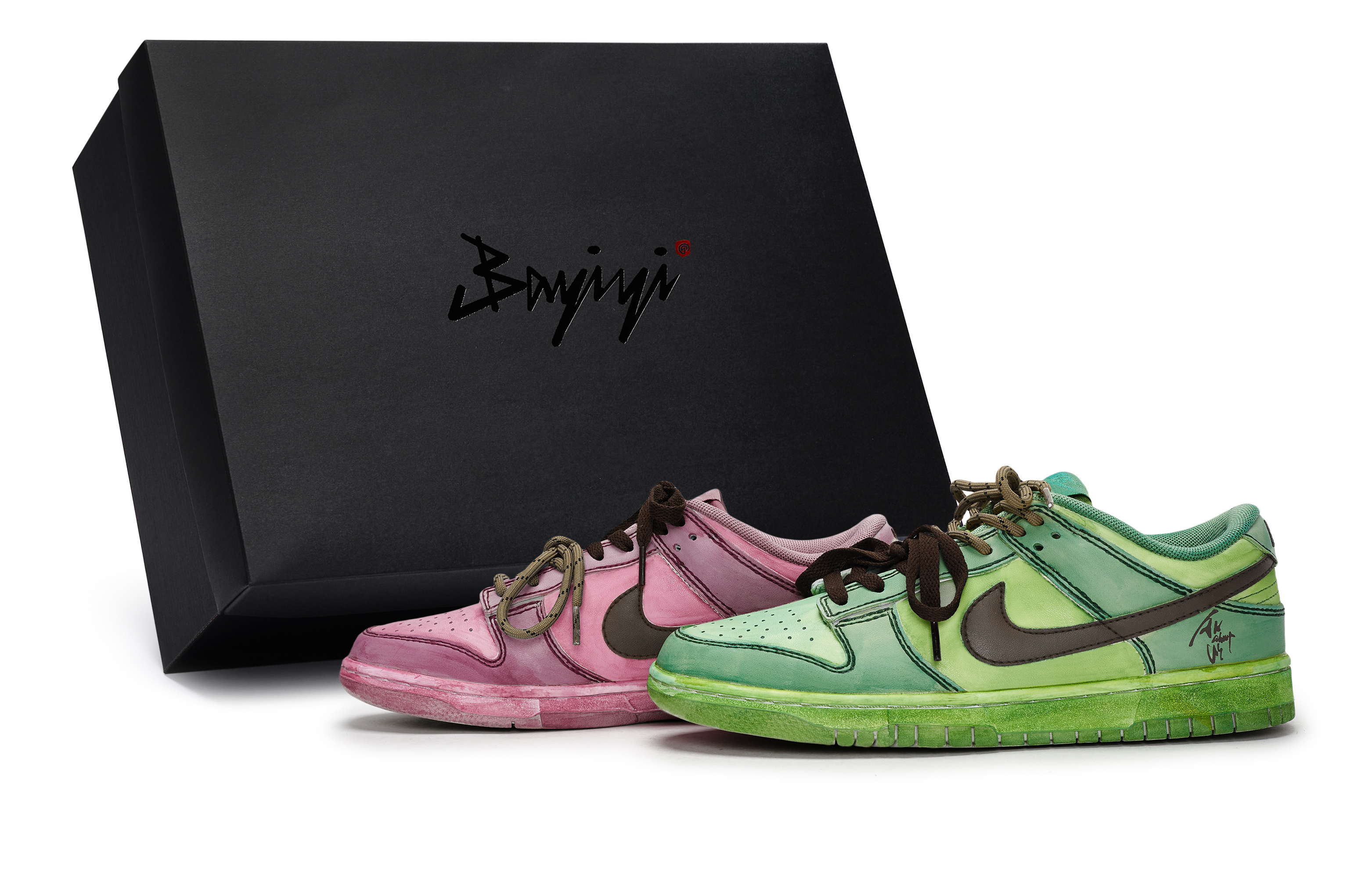 

Nike Кроссовки для скейтбординга Dunk, мужские, низкие, розовые, зеленые, коричневые