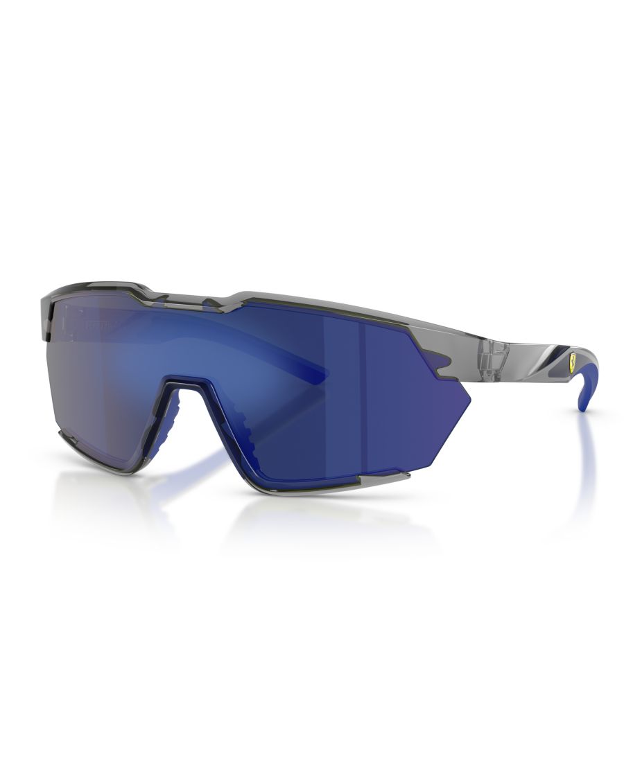 

Мужские солнцезащитные очки большого размера, FZ6018U Scuderia Ferrari, Opal Gray