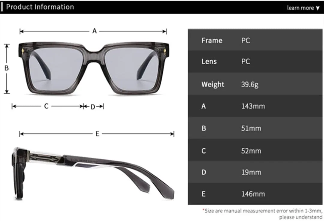 

Винтажные солнцезащитные очки с заклепками для мужчин, защита от УФ-излучения UV400, модные градиентные очки для женщин, роскошные очки VFDHN, Gray Light Gray
