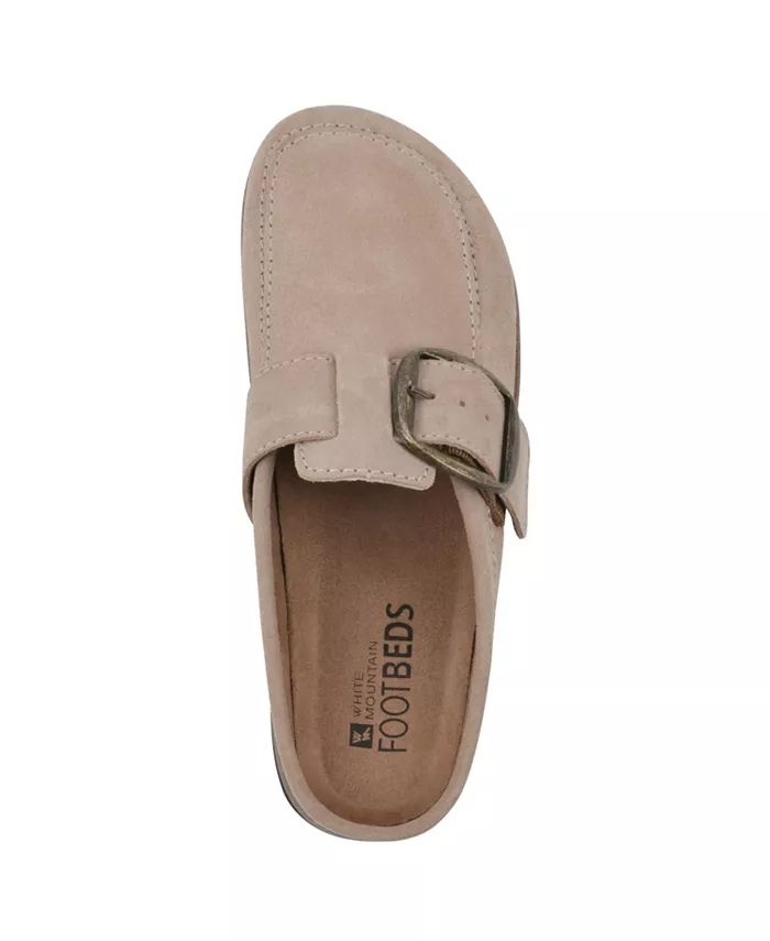 Женские сабо Bueno Slip On White Mountain, загар/бежевый — фото 4