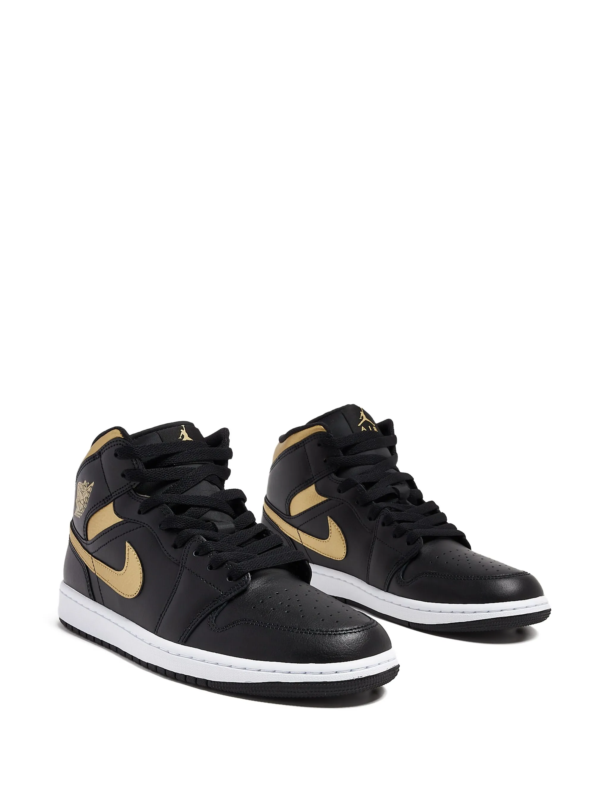 Кроссовки Air Jordan 1 Retro Nike, черный — фото 2