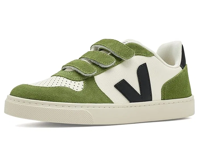 Кроссовки VEJA Kids Small V-10, Pure Black Kiwi — фото 2