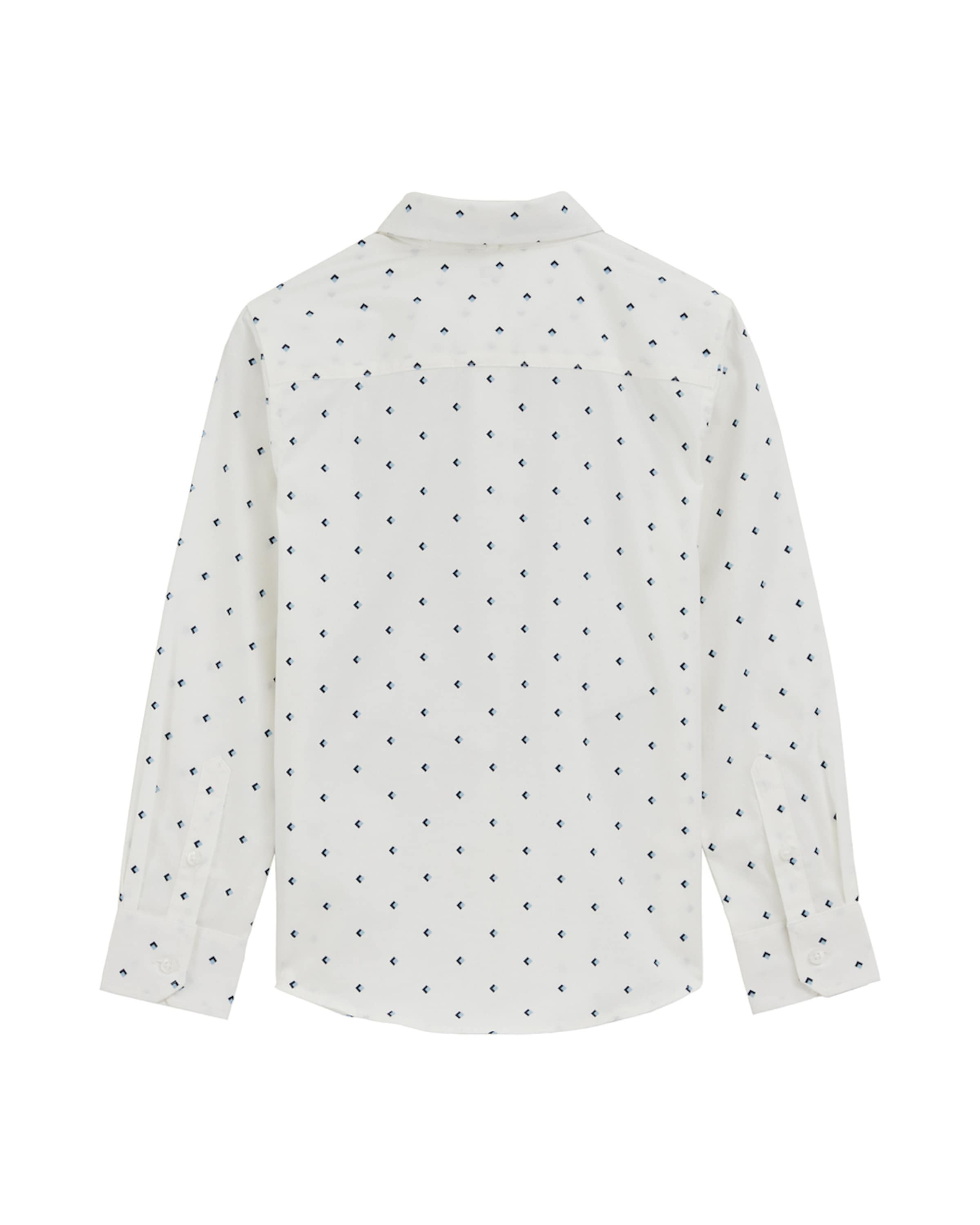 WE Fashion Рубашка на пуговицах Regular fit в цвете Off White — фото 2