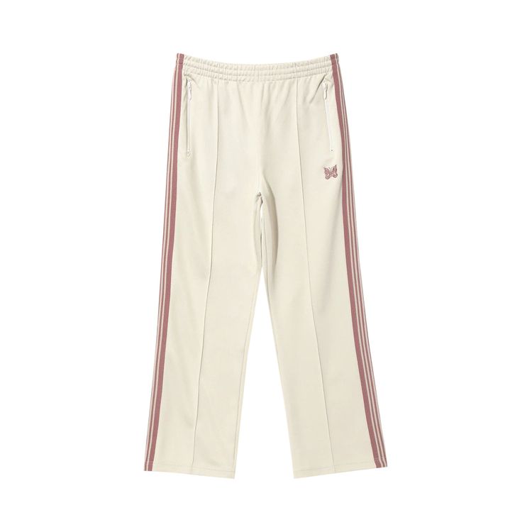 

Брюки Needles Track Pant 'Ivory', белый