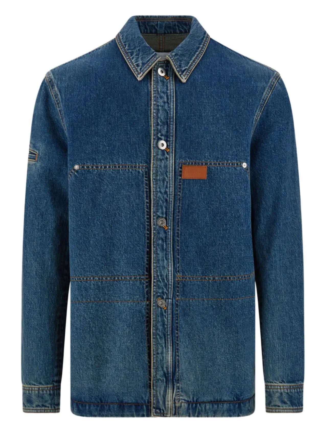 

Ferragamo рубашка Workwear, синий