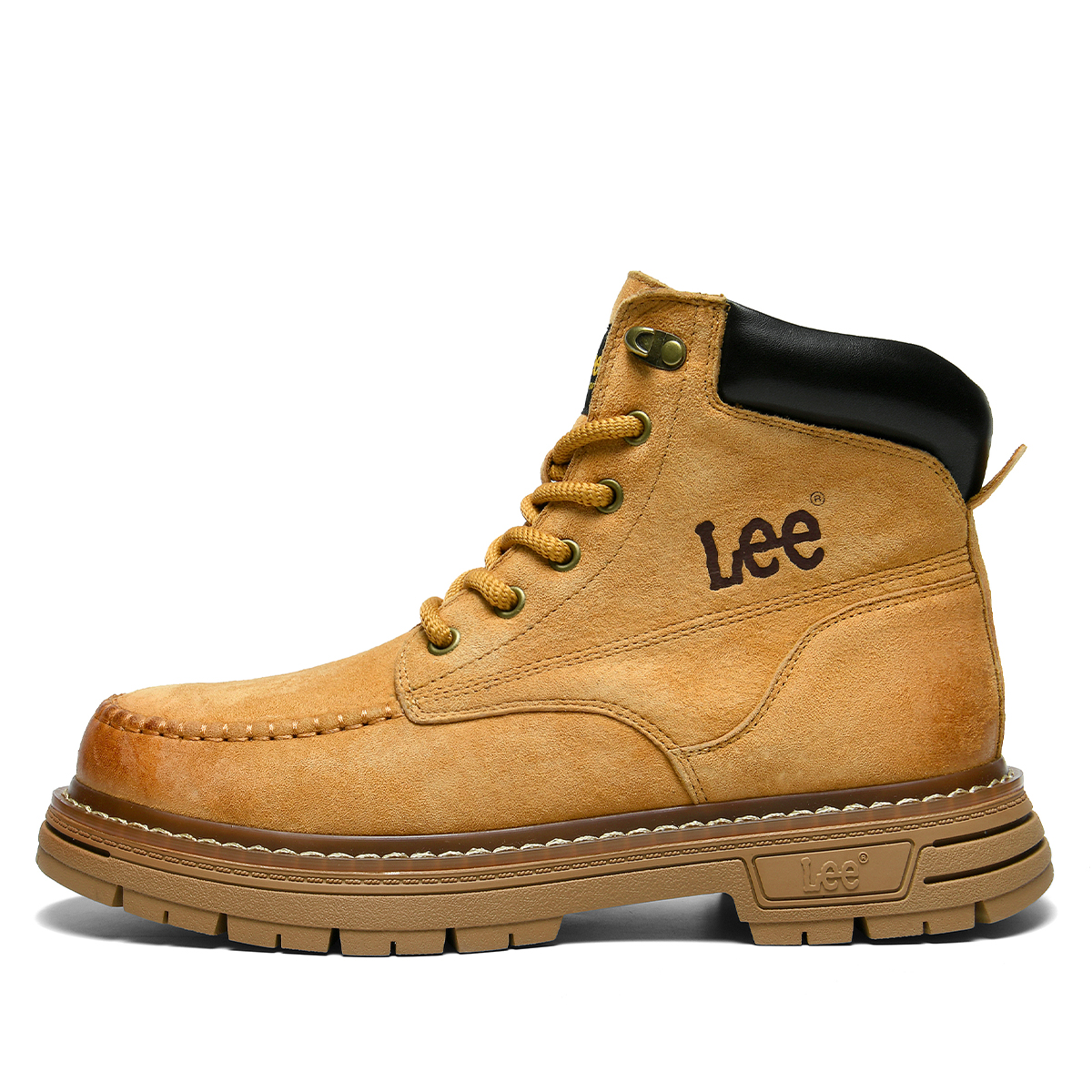 

Lee Желтые ботинки, винтажные, модные, мужские, Martin Boots
