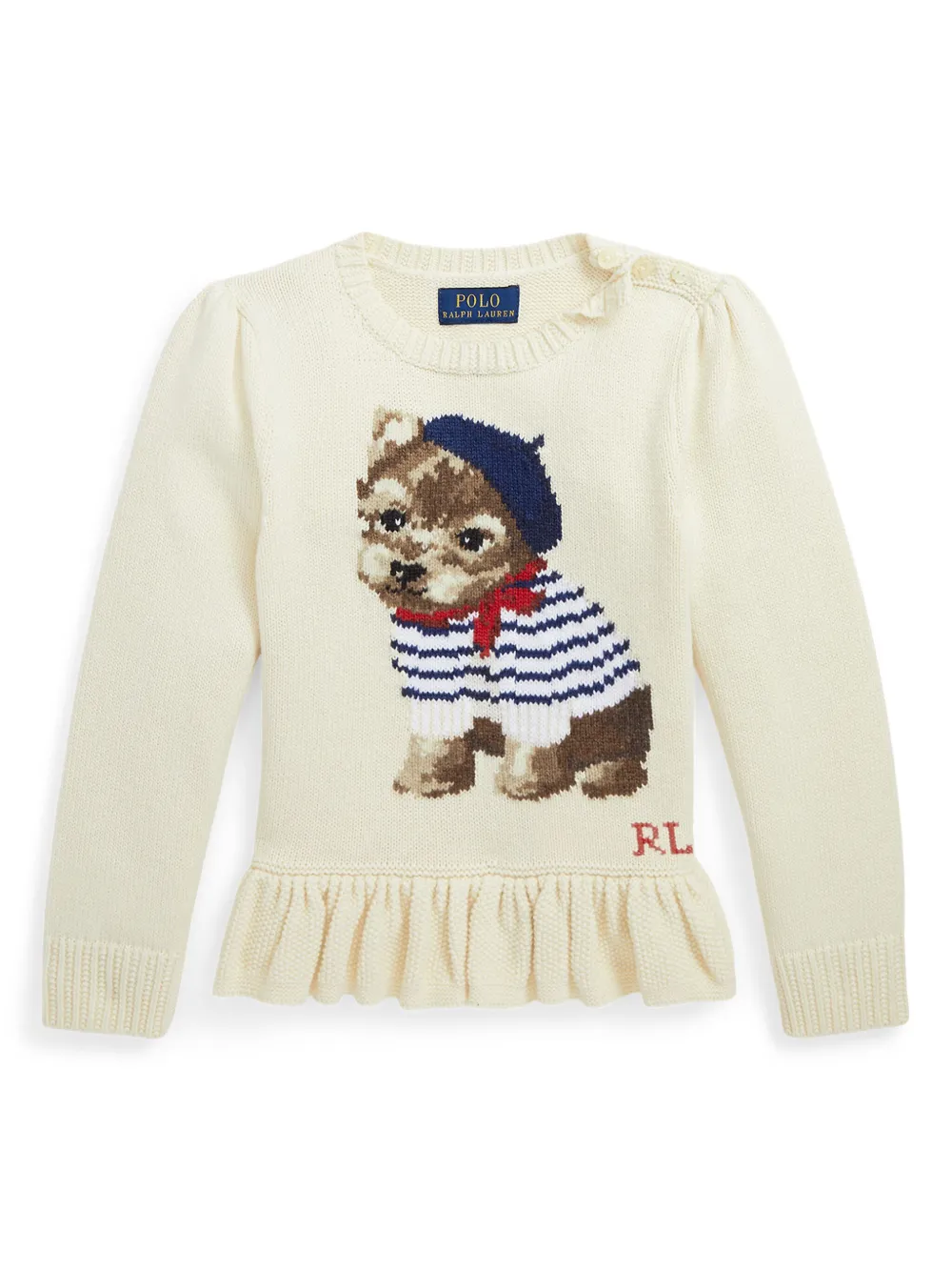 

Джемпер с принтом POLO RALPH LAUREN KIDS, нейтральный