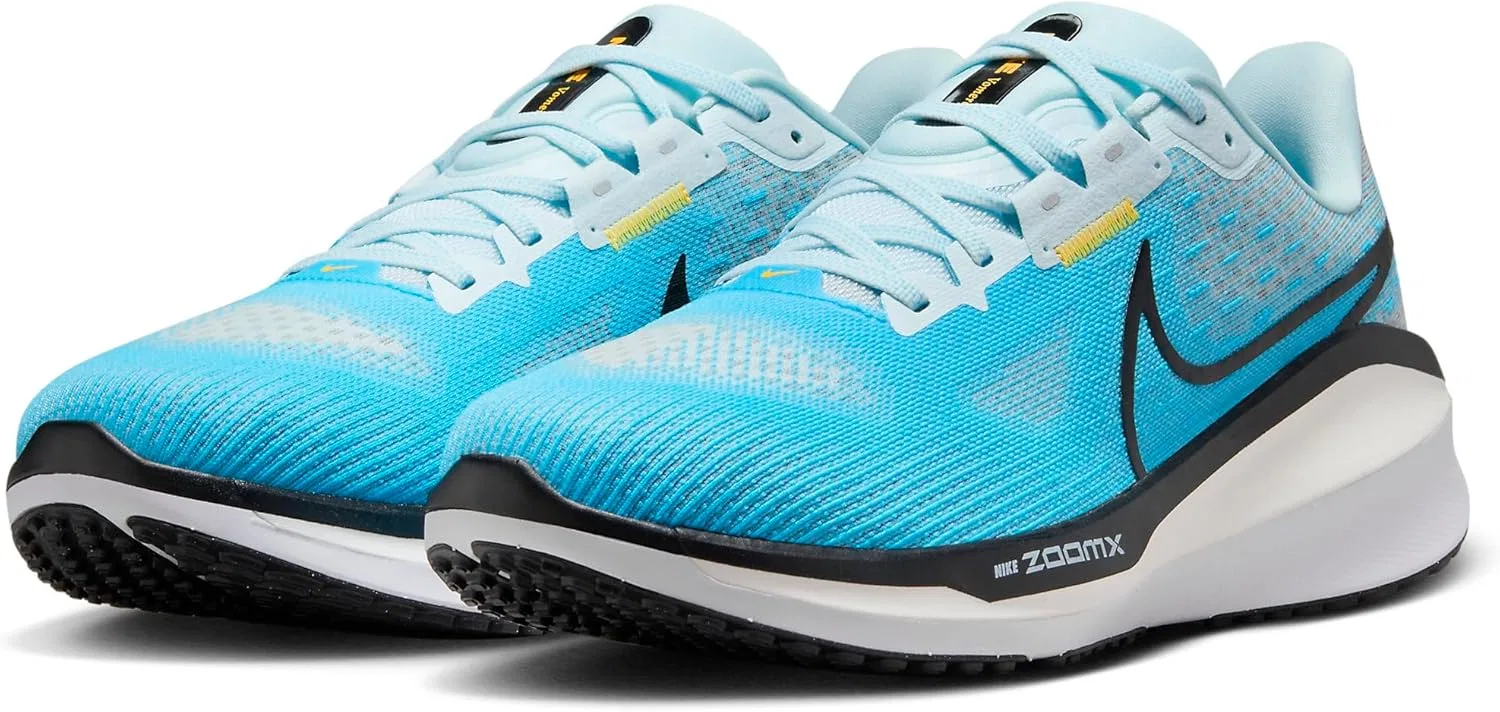 Мужские беговые кроссовки Nike Vomero 17 для бега по шоссе FB1309, Baltic Blue Black Glacier Blue — фото 2