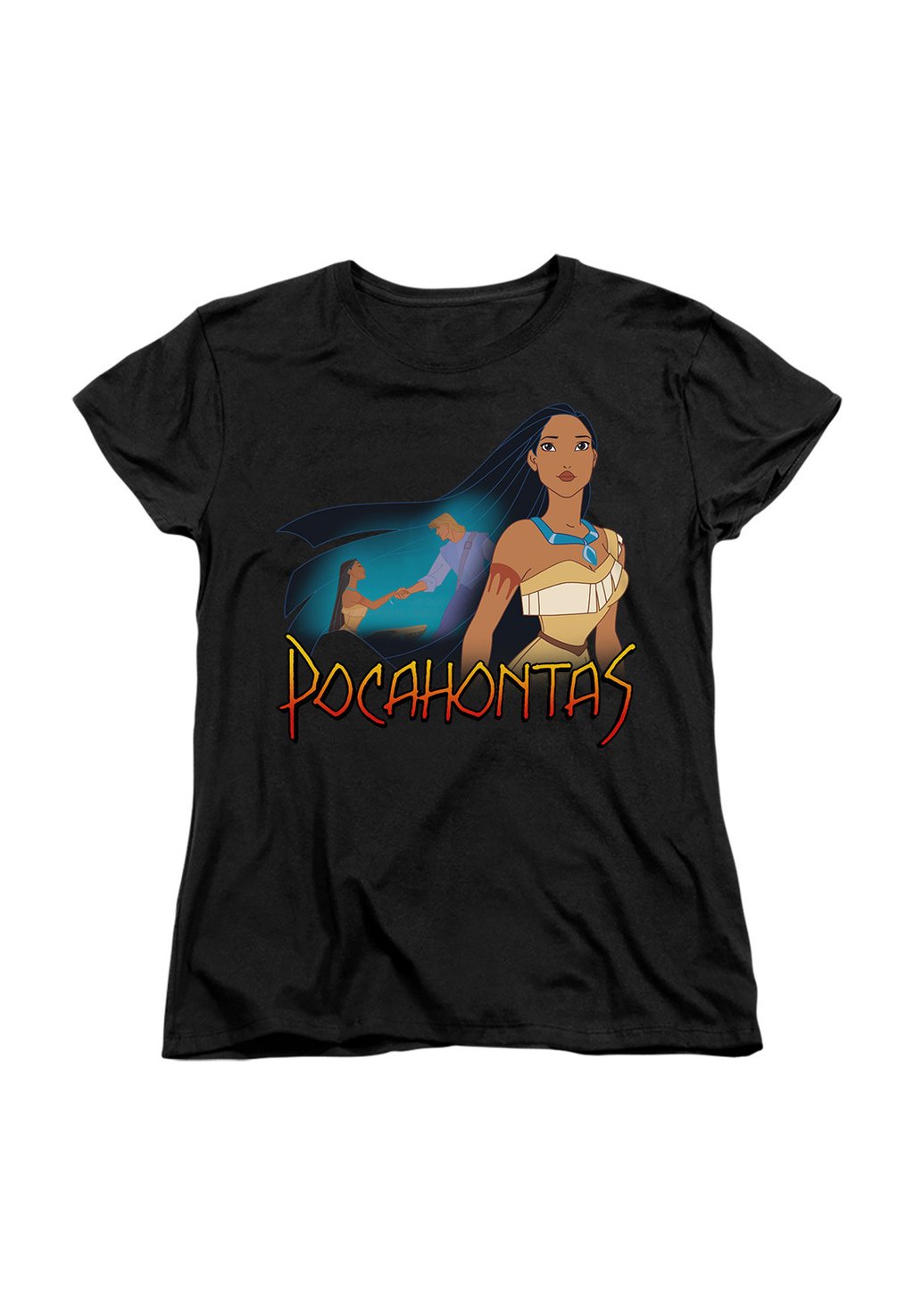 

Футболка с принтом POCAHONTAS JOHN ITH CANOE Disney, черный