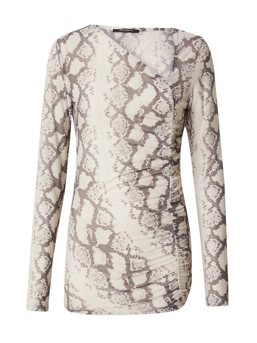 

Рубашка BRUUNS BAZAAR Phlox Astras, цвет Taupe/Stone