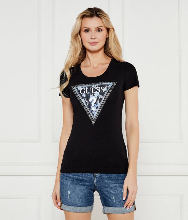 

Футболки Slim fit Guess Jeans, черный